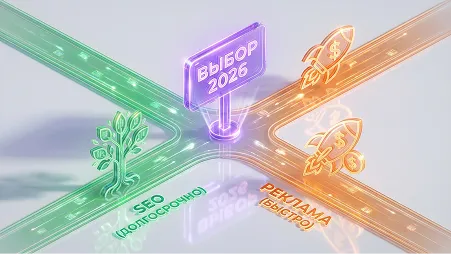 SEO или контекстная реклама: что выбрать в 2026 году